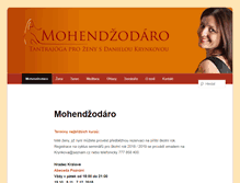 Tablet Screenshot of mohendzodaro.info